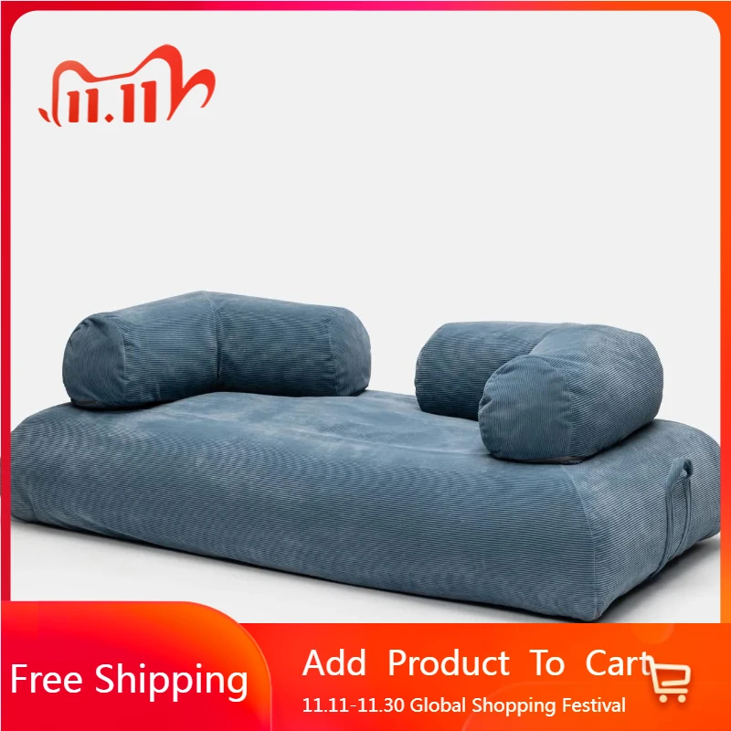 

Vintage Bean Bag Living Room Sofas Individual Filling Ergonomics Recliner Living Room Sofas Lazy Comfortable Divano Furniture