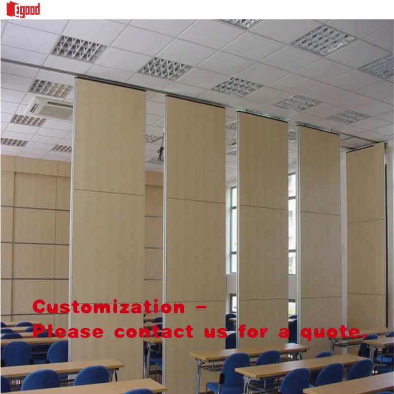 custom.Egood Full Height Office Partition Walls Slide Partit Dividing Walls Banquet Movable Divider Wall Panel Factory