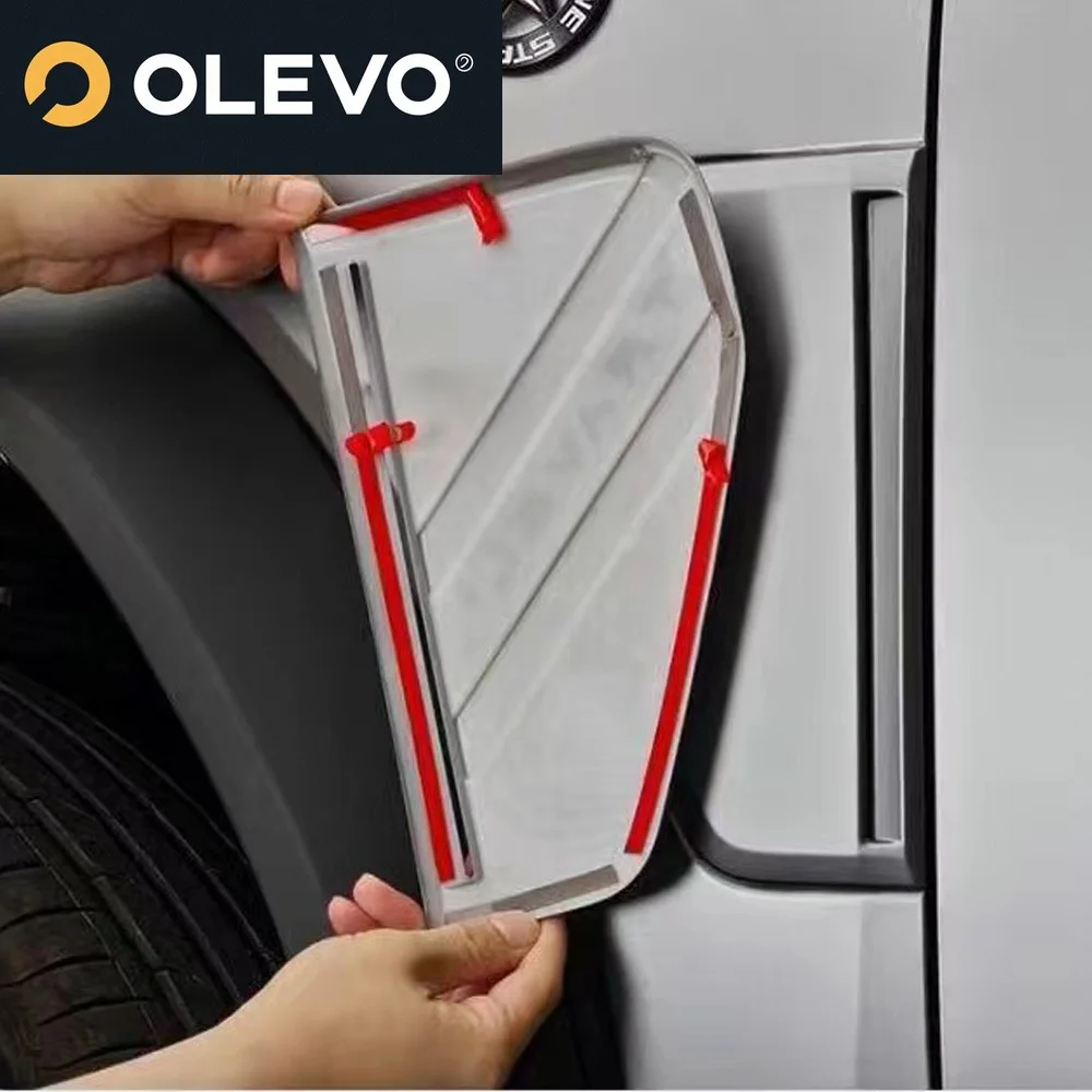 Couvercle décoratif de panneau de feuilles, pour Chery Jetour Traveler T2 2023 2024, marque latérale de carrosserie de voiture, accessoires extérieurs modifiés ﻿