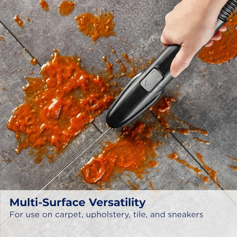 D2BABISSELL Little Green HydroSteam Многоцелевой портативный очиститель ковров и обивки, средство для детализации автомобилей и автомобилей, 3618, черный и цвет