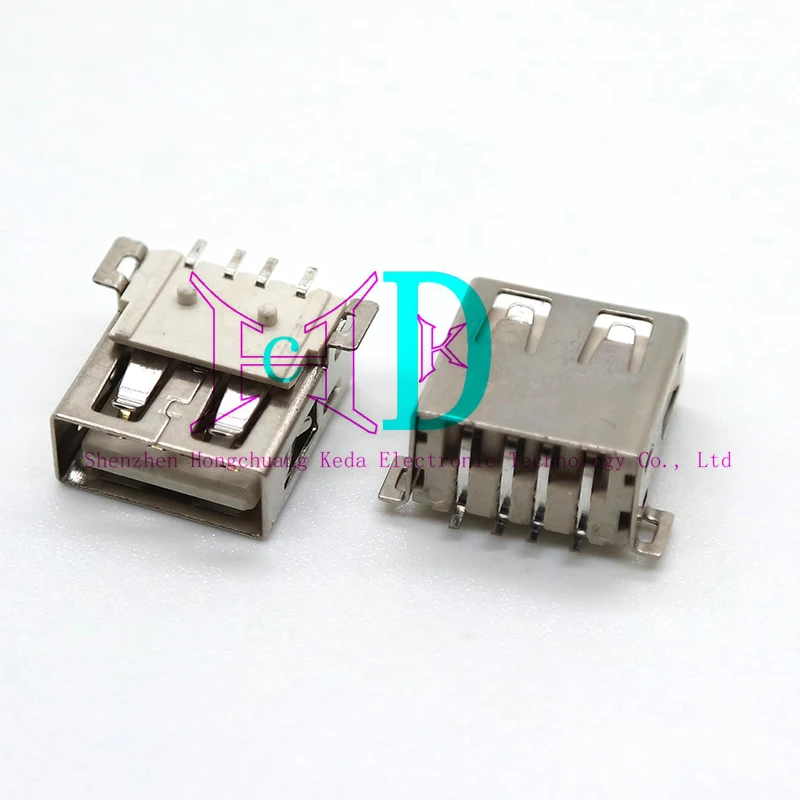 5Pcs USB Type A Standard Port Female Solder Jacks Connector PCB Socket USB-A USB-B Type