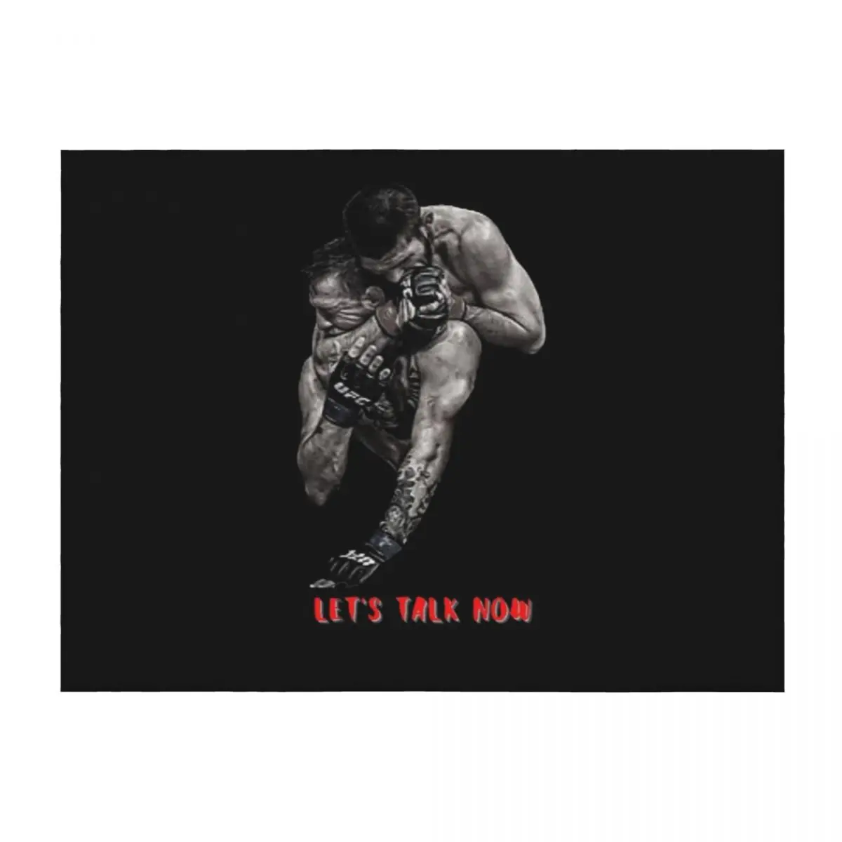 Khabib Nurmagomedov Throw Blanket Softest Decoratives Thins Hair Blankets