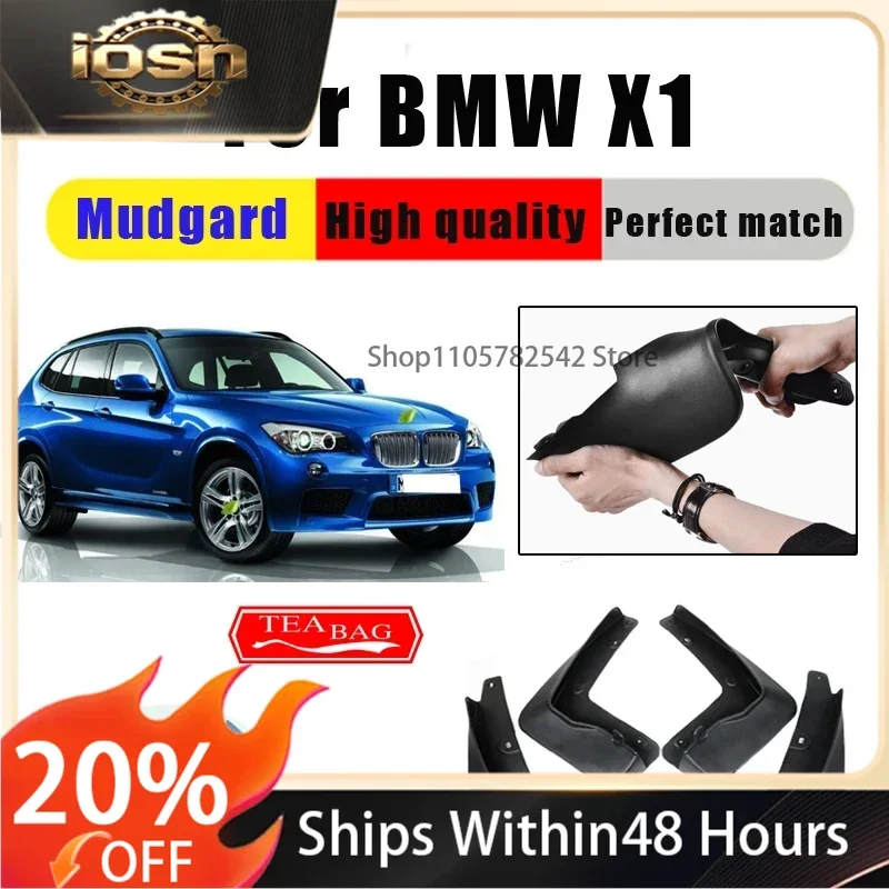 LZJV Mud Flaps For BMW X1 E84 F48 2008-2021 Mudguards Fenders Splash Guards Car Accessories Auto Styline 4 PCS