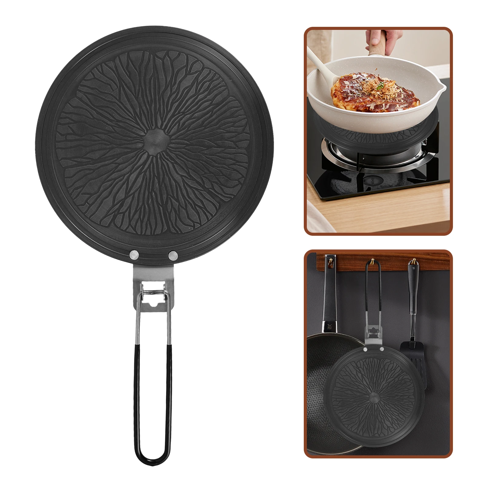 

Aluminum Stove Thawing Heat Diffuser Gas Stove Plate Kitchen Cookware Heat Transfer Plate Non-Stick Coating Energy Saving For