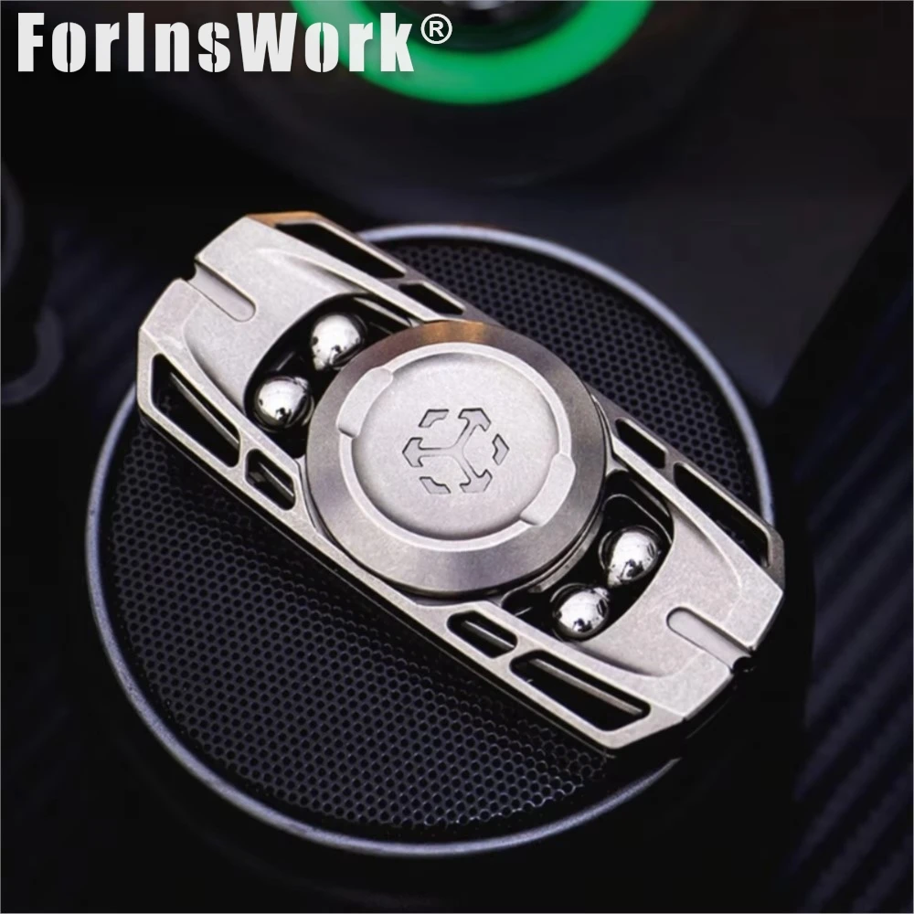 JUZHEN Lega di titanio Diapason etereo Fidget Spinner Sollievo dallo stress Giocattolo EDC Regalo di compleanno di Natale unico per il fidanzato