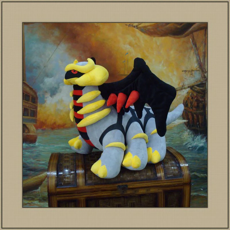 Pokemon 50cm Large Plush Toys Giratina ギラティナ Anime Doll Pillow Ornament Pokémon Giant Plushie Stuffed Gift for Childrens