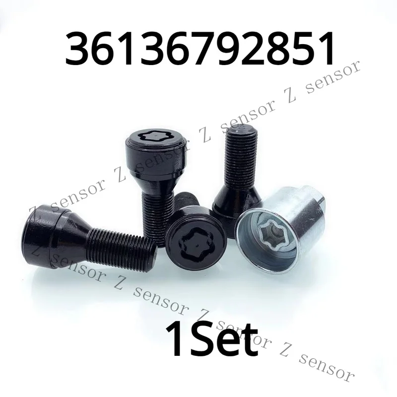 Z+ 1 Set Wheel Lock Bolt Stud 36136792851 For BMW X3 X4 X5 X6 2 3 4 5 6 7 Series*