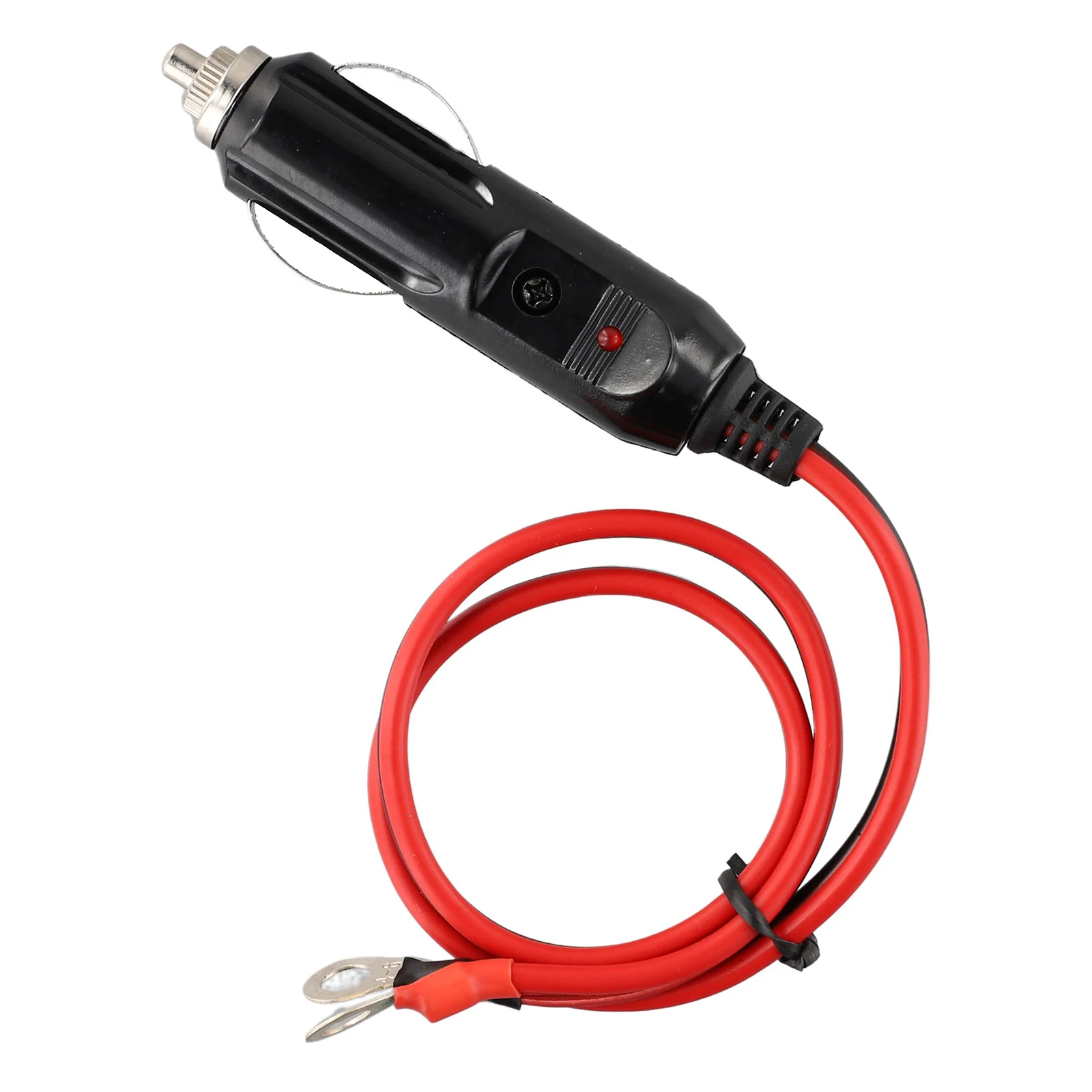 12V Car Cigarette Lighter Connection Plug Cable 15A Male Plug Cigarette Lighter Adapter Power Supply Cord Auto Accessories