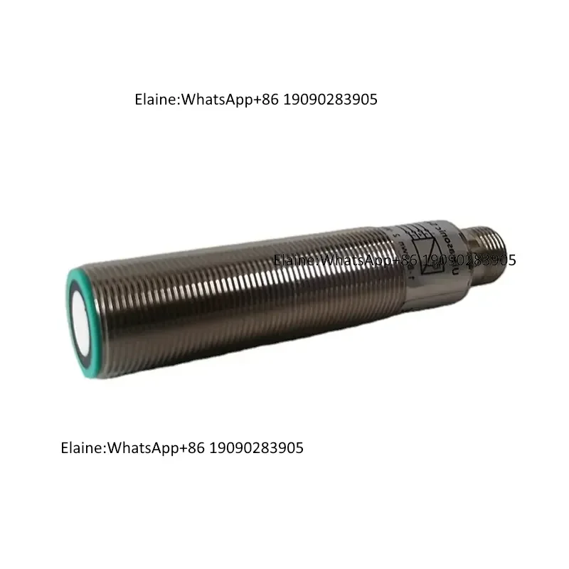 Non Contact Proximity Sensor Distance 300mm 4-20mA Modbus Ultrasonic IP65 Brass M12x1 Connector