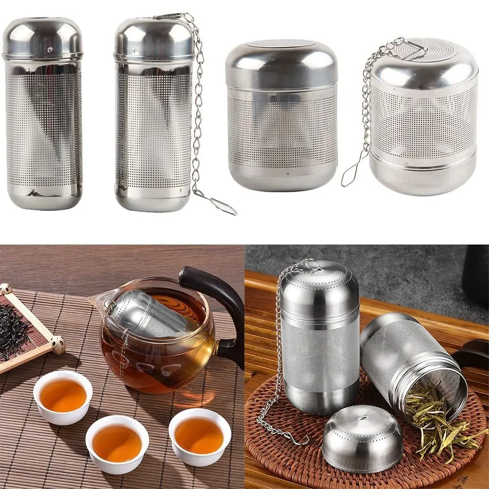 Stainless Steel Tea Infuser Tea Leaves Spice Seasoning Ball Strainer Teapot Fine Mesh Coffee Filter Teaware Kitchen Accessories