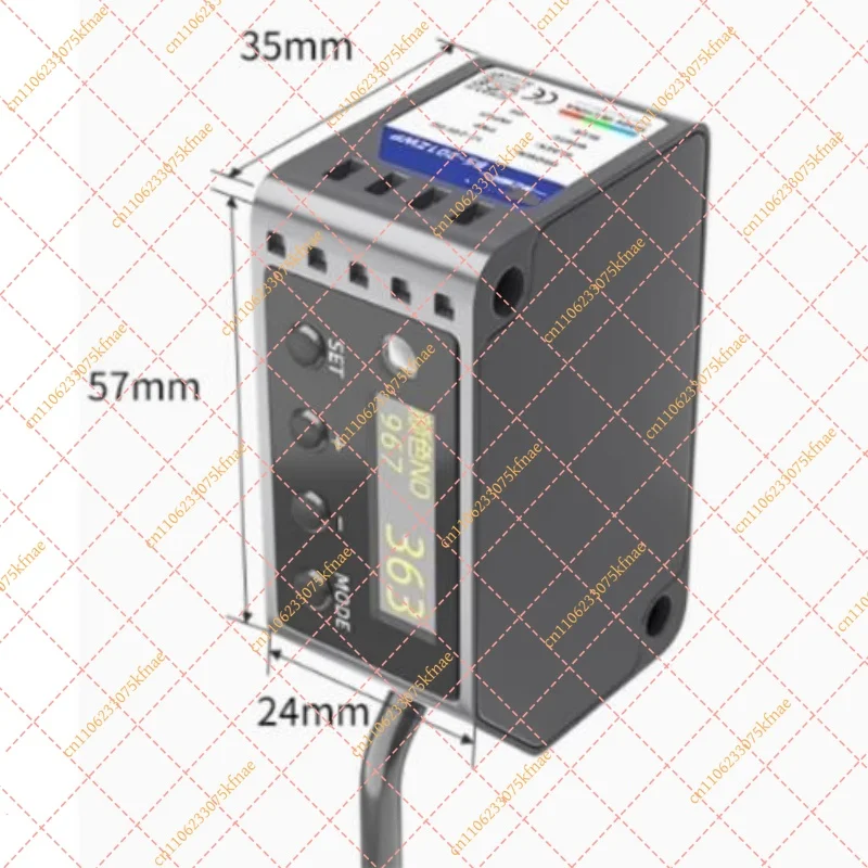 BS-602/BS-602P RGB Color Code Sensor (NPN/PNP, High-Speed Fabric Marking & Sorting)