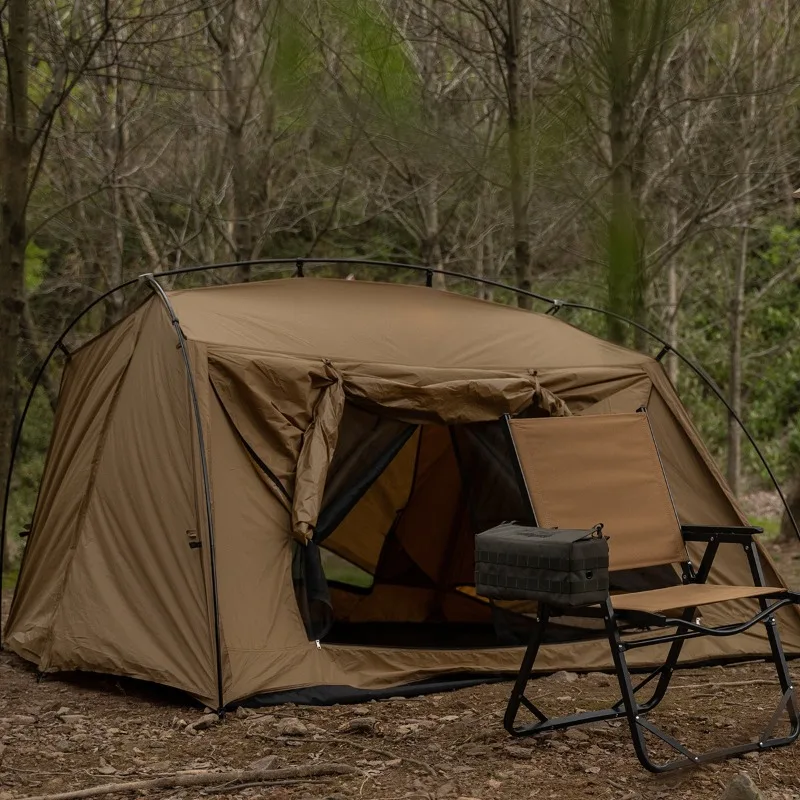 Outdoor Hiking Wilderness Camping Windproof Rainproof Mountaineering Lightweight Beach Tent Tent