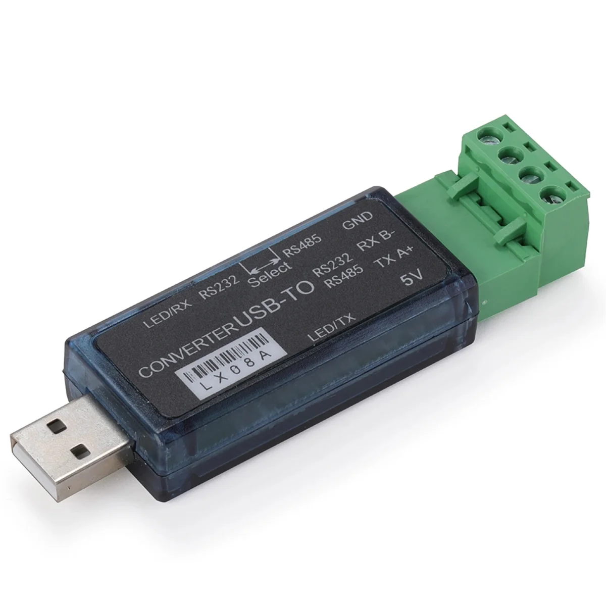 LX08A USB to 485,USB to RS232 485 Double Function Converter Two-Way Transparent Transmission 500m Serial Cable