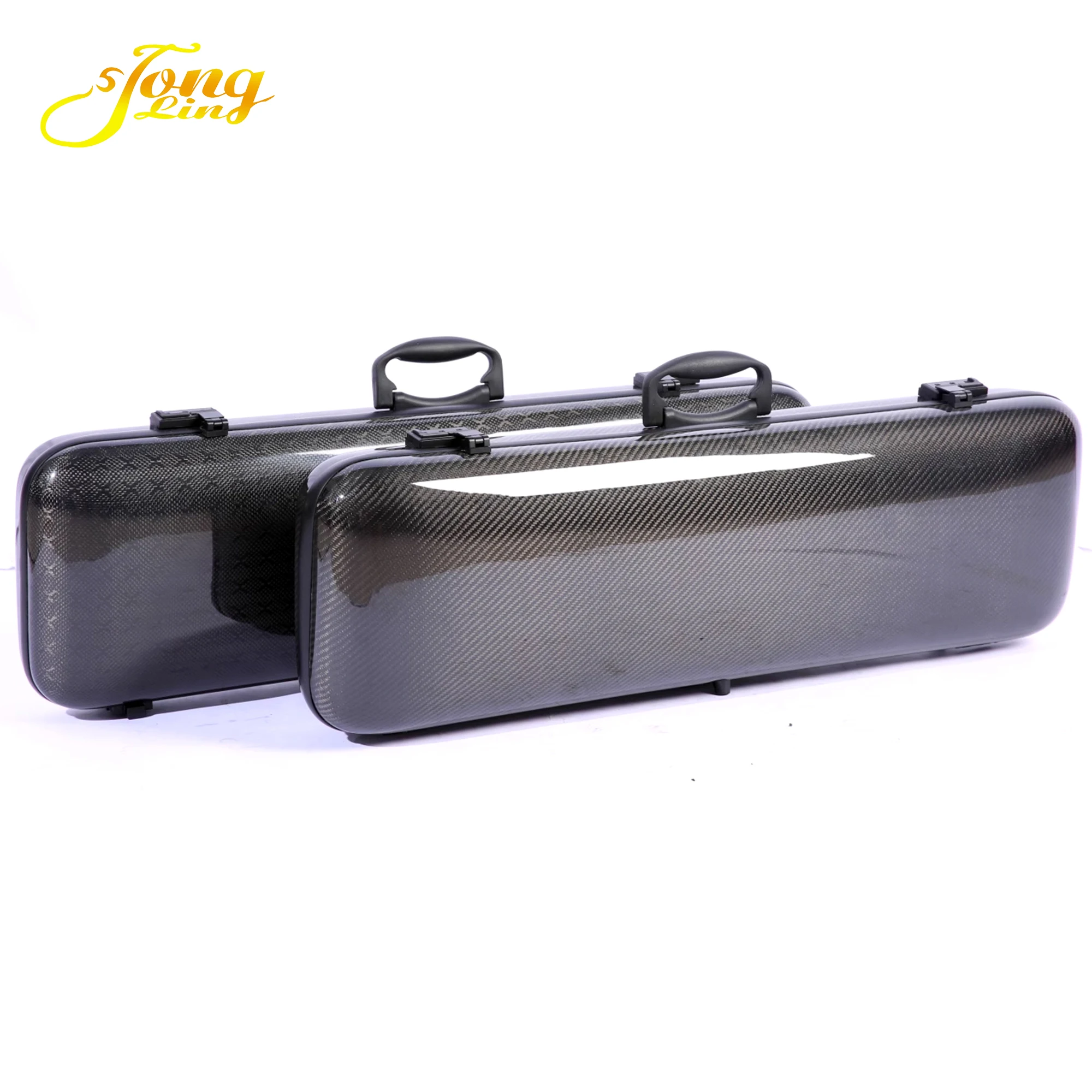 

TongLing Square Violin Hard Case 100% Carbon Fibre Hard Violin Case 4/4 for Sale Factory Price