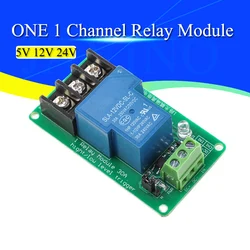 ONE 1 channel relay module 30A with optocoupler isolation 5V 12V 24V supports high and low Triger trigger