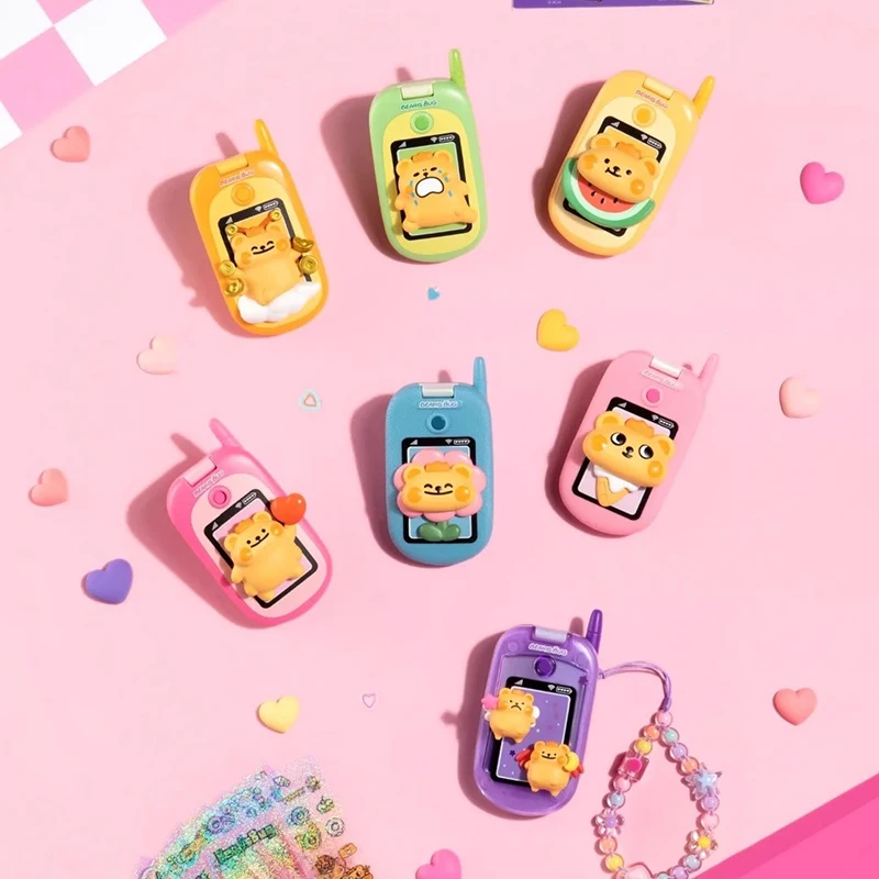 

Little Bear Bug Called Series Blind Box, Mobile Phone Mirror Trendy Toy Bag Pendant Cute Girl Gift Children'S Toy Decoration Fun