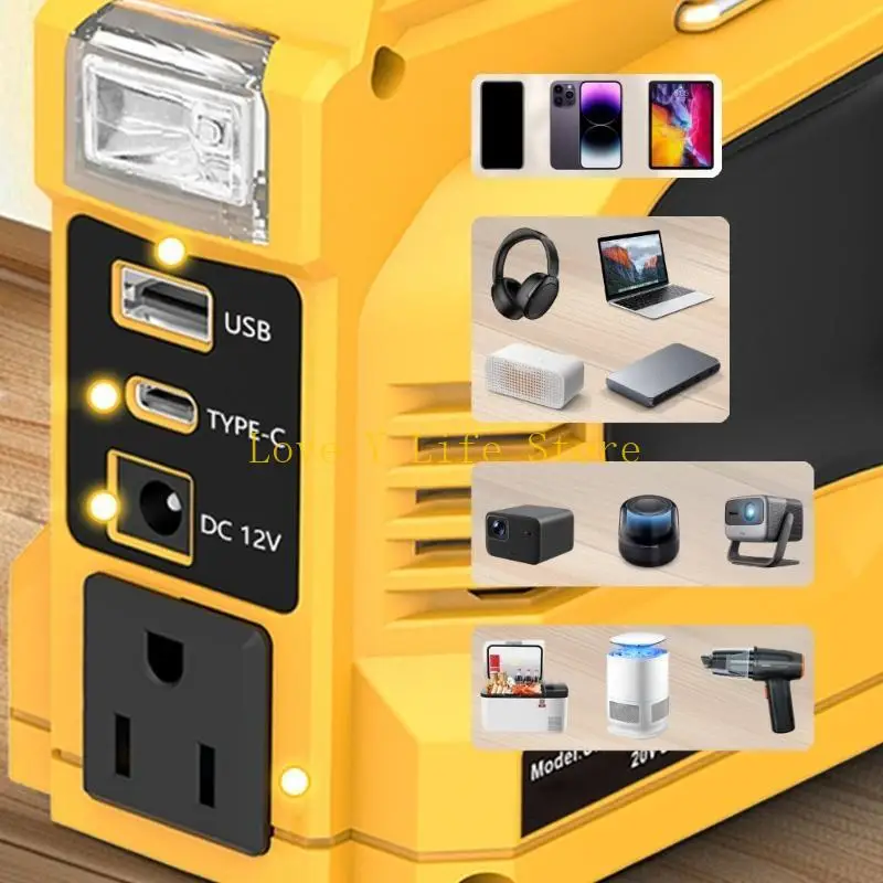 L74C Efficiente inverter da 180 W Inverter Multifunzione Inverter alimentazione da campeggio Type C Cariche rapide Inverter V