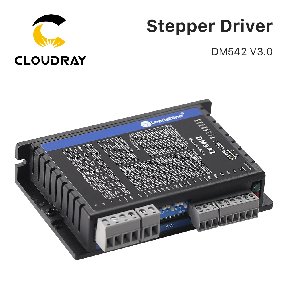 Cloudray Leadshine 2 Phase Stepper Driver DM542 V3.0 20-50VAC 1.0-4.2A