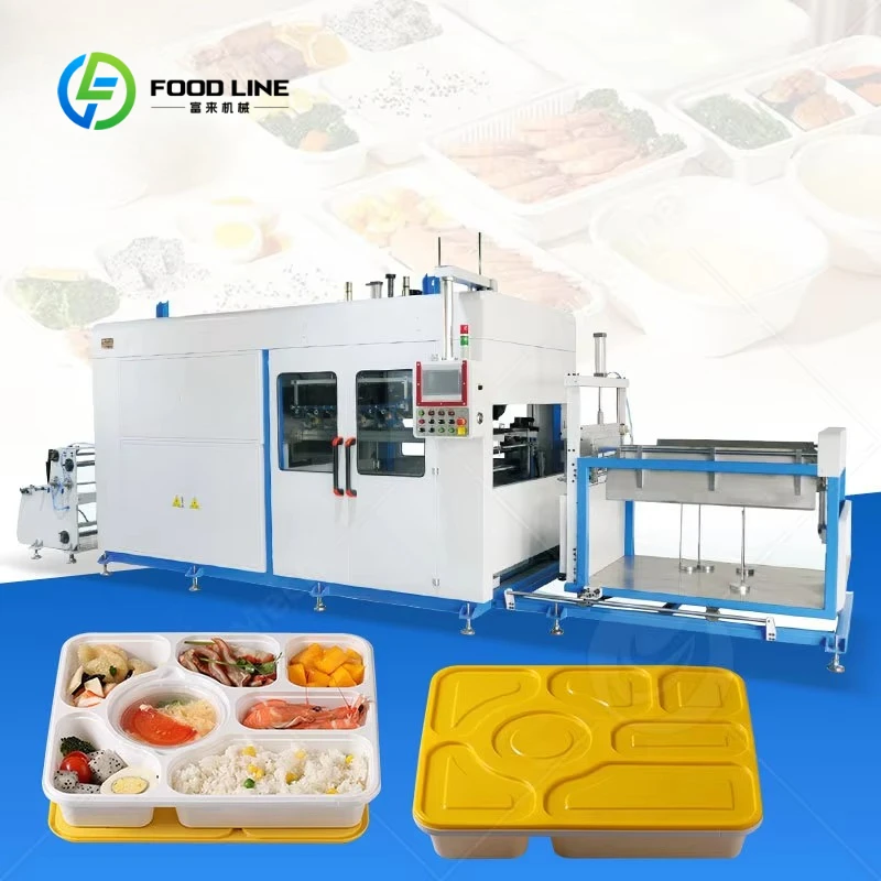 Customized Automatic Plastic Tray Making Machine Vacuum Thermoform Machine Plastic PET PP Cup Maker Vacuum Form Machine