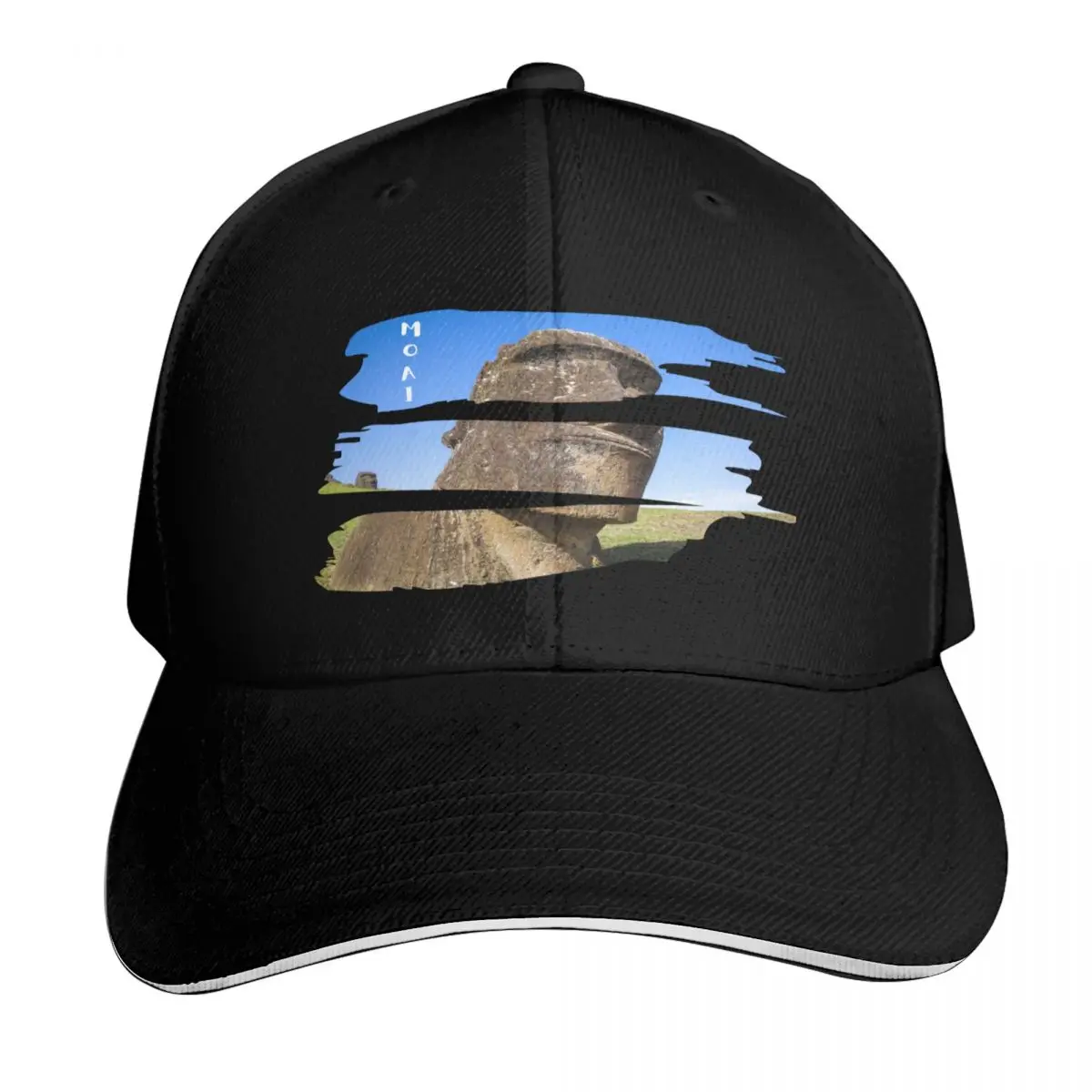 

Moai-Watchers of Easter Island Baseball Cap Funny hats fun hats Hat Luxury Brand Caps Women Men's