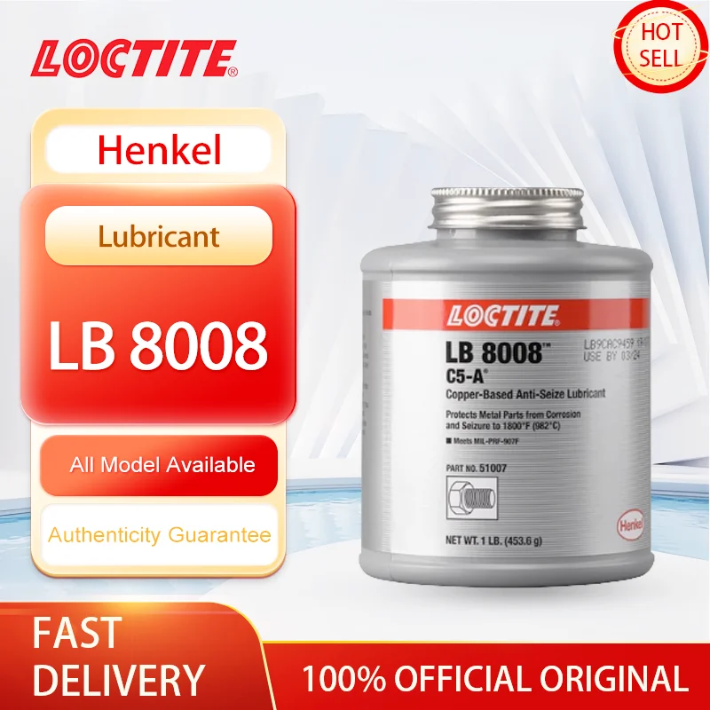 100% Original Loctite LB 8008 C5-A Copper Based Anti-Seize Lubricant General Purpose Grease 1 Lb Can