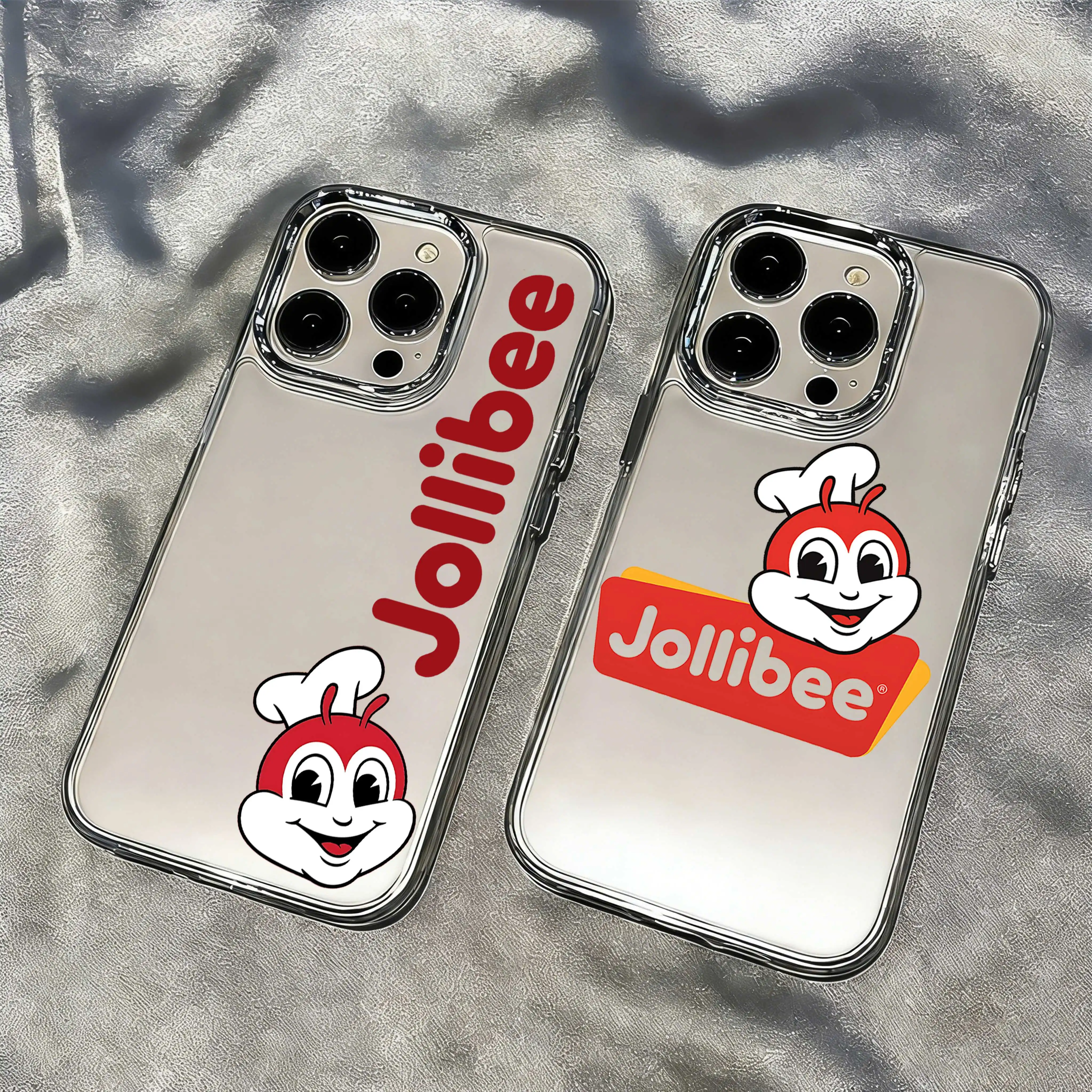 Cartoon süße J-Jollibees Handyhülle für iPhone 17 16e 16 15 14 13 12 11 Mini Pro Max X XR XSMAX 8 7 Air Plus transparent weich
