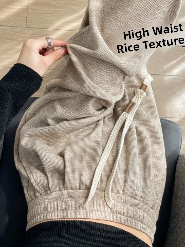 Oaeal Lazy Glutinous Pants レディース ハイウエスト ストレートレッグ ワイドレッグパンツ Fce 裏地付き スリムフィット カジュアルパンツ 通勤用