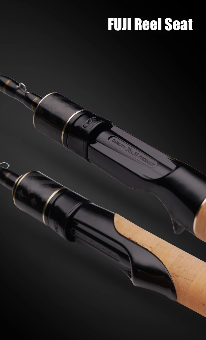 SPURS Pro Light Game Angelrute 1,86 2,15 m UL/L Schnelle Aktion FUJI Guide Spinning Casting Carbon Angelrute für Forelle Rochfish Bass – Detail 8