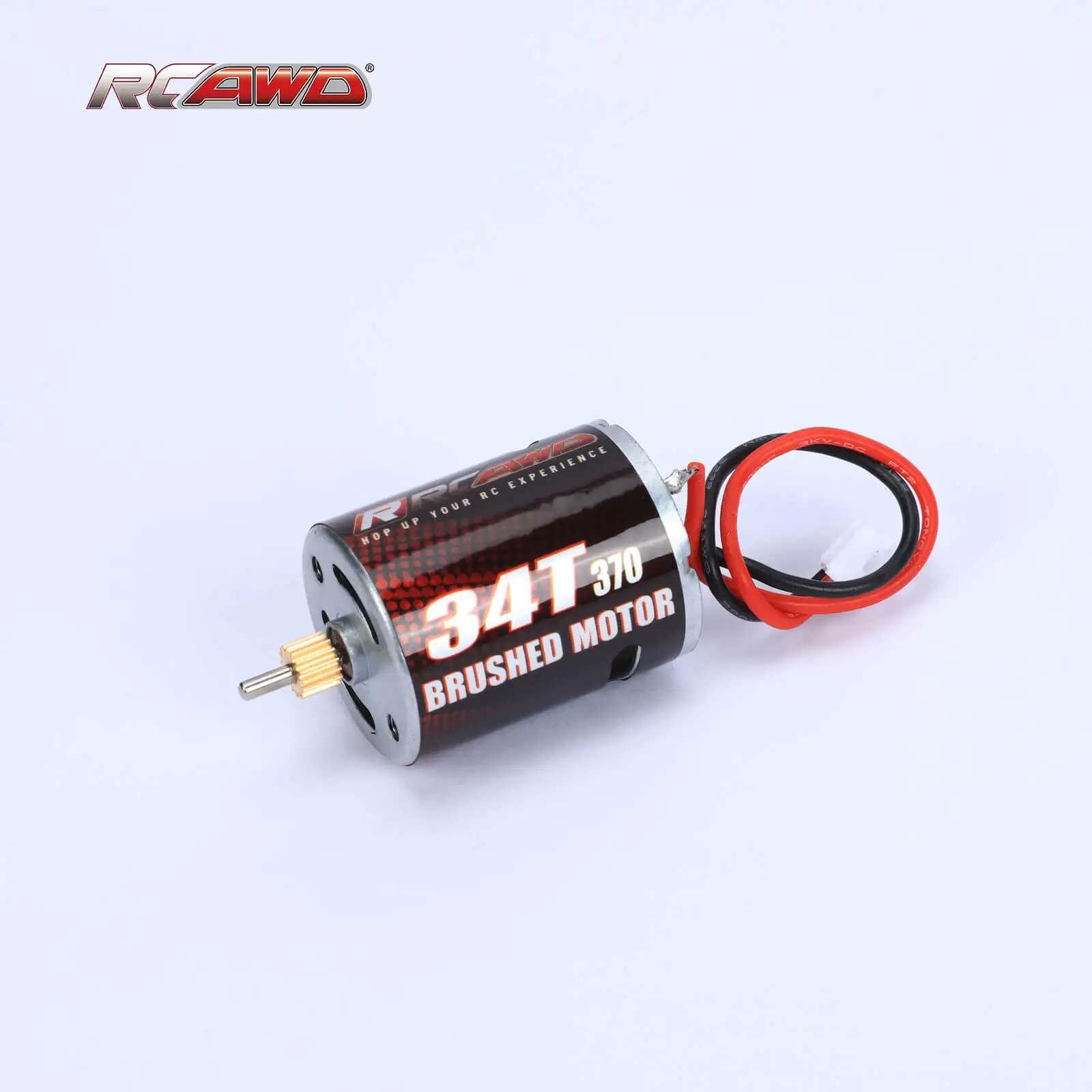 RCAWD 34T 370 motor+16T motor gear speed 7.2V 27000 rpm for Axial 1/24 SCX24 crawlers upgrades parts