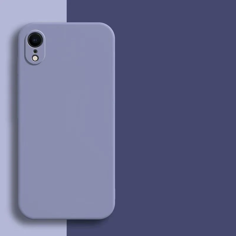 Luxus Quadratische Flüssigkeit Silikon Fall Für iPhone XR Fall Für iPhone XS Max Abdeckung iphone X R XS Max Kamera Schutzhülle Telefon Abdeckung