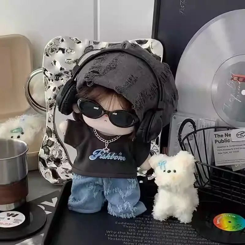 

Оригинальная хлопковая кукольная одежда 20 см, детская одежда 10 см, обычное тело, сменный комплект куклы из пяти предметов, костюм для детской одежды