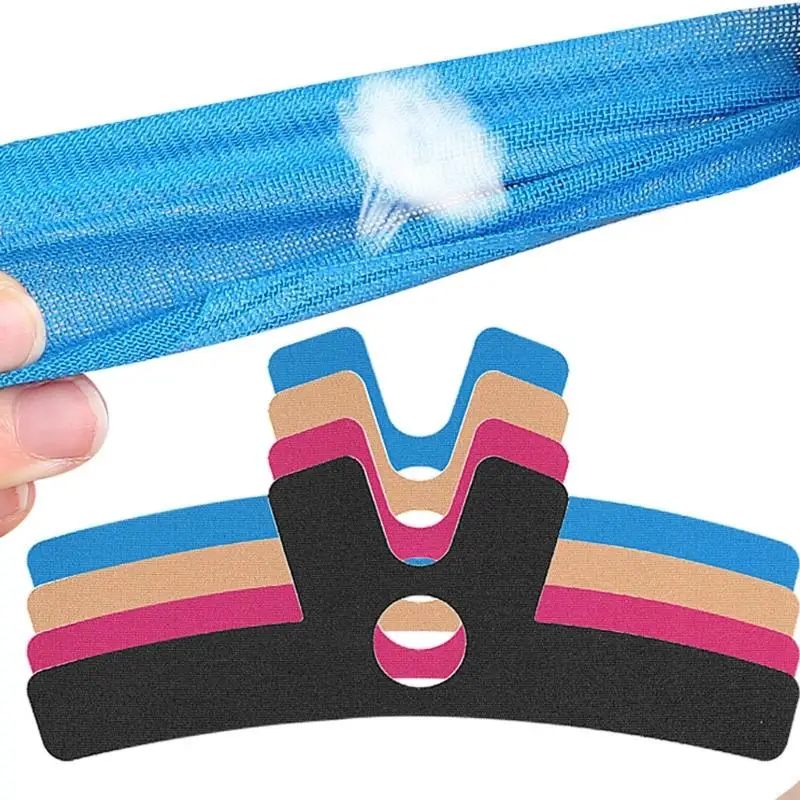 10Pcs Elastic Kinesiology Tape Shoulder Neck Support Muscle Tape For Gym Fitness Running Weightlifting Injury Recovery 24BD