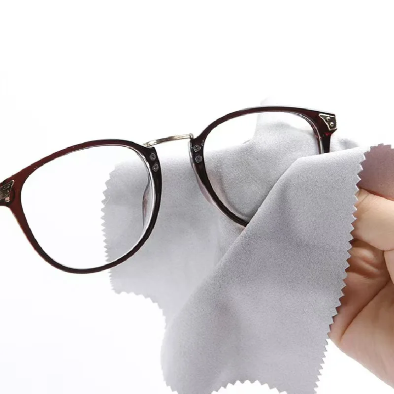 10pcs Anti-fog Suede Glasses Cloth Reusable Microfiber Anti-fog  Cloth  Lens Anti-fog Mobile Phone Camera lenses Screen  Clean image 5