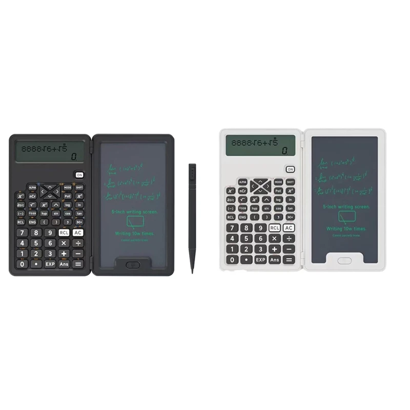 Calculator With Writing Board 12 Digits LCD Display Function Calculator Portable Calculator For Office School