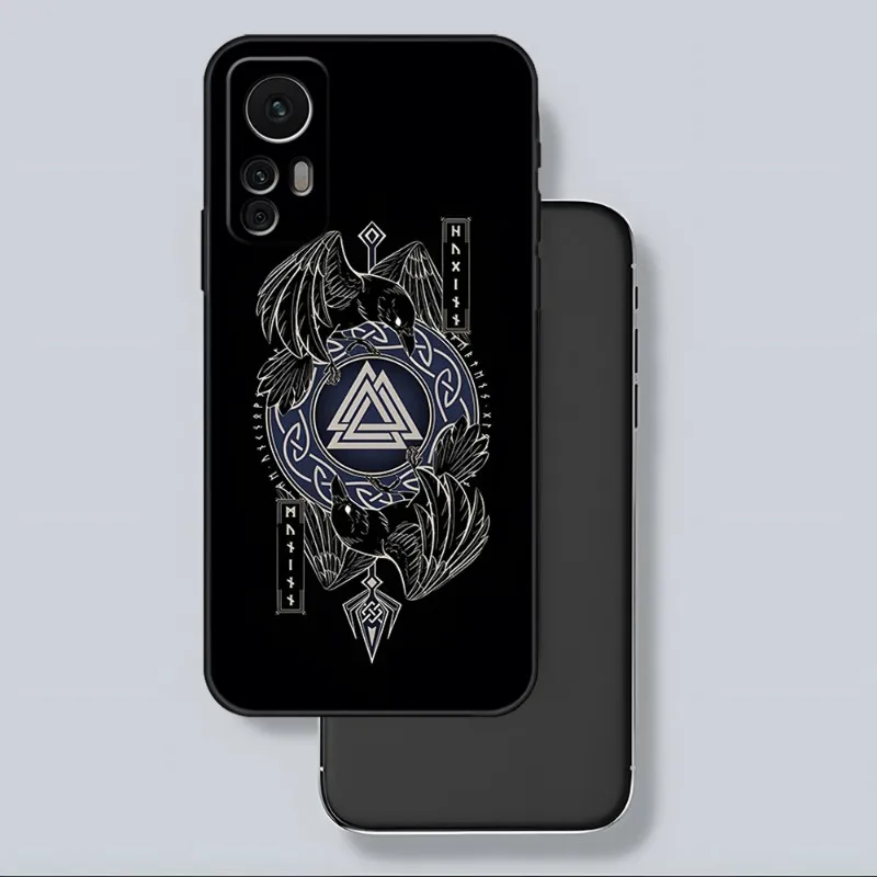 Viking Vegvisir Logo Phone Case for Xiaomi 13 12 11T Lite Ultra Redmi Note 12 10 Pro POCO F4 F5 X5 Pro Back Cover