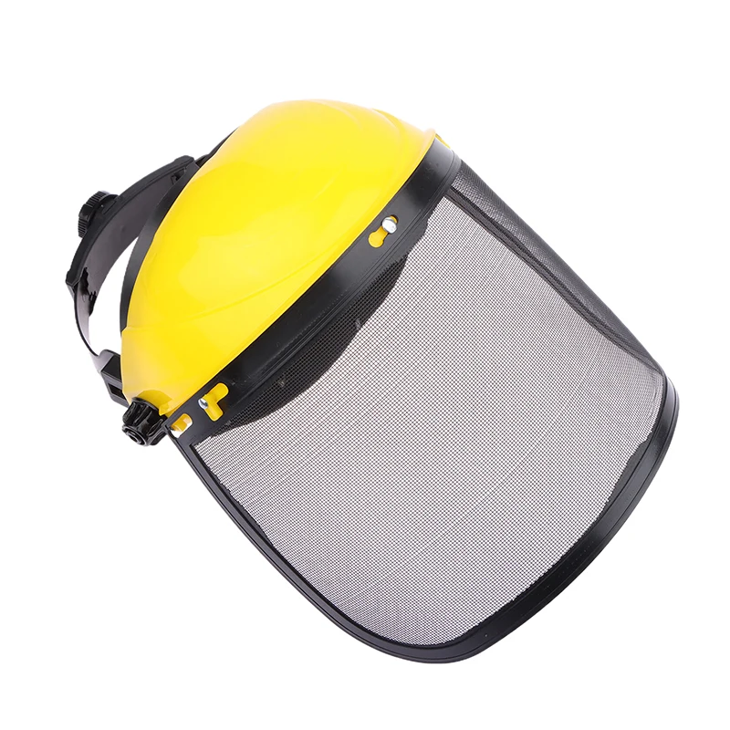 

Сетчатый шлем для садового триммера, защитная маска на все лицо для стрижки бензопилы, 1 шт.