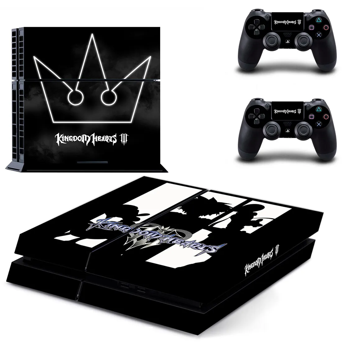 Kingdom Hearts PS4 Skin Aufkleber Aufkleber Cover Schutz für Konsole und Controller Skins Vinyl