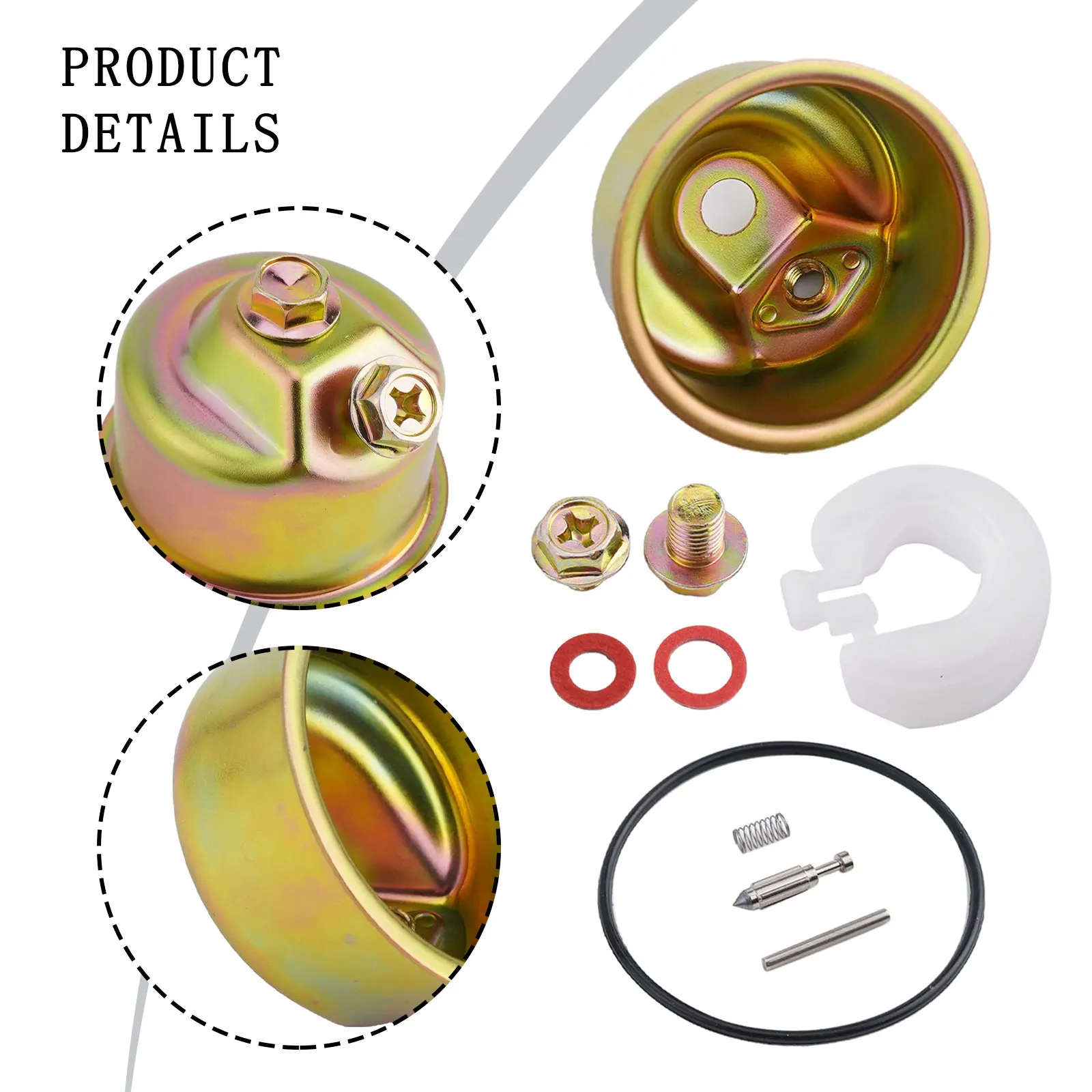 1set Carburetor Repair Kit For Honda For GX120/GX160/GX200 Needle Bowl Float Gasket Seal Pin Lawn Mower Accessories