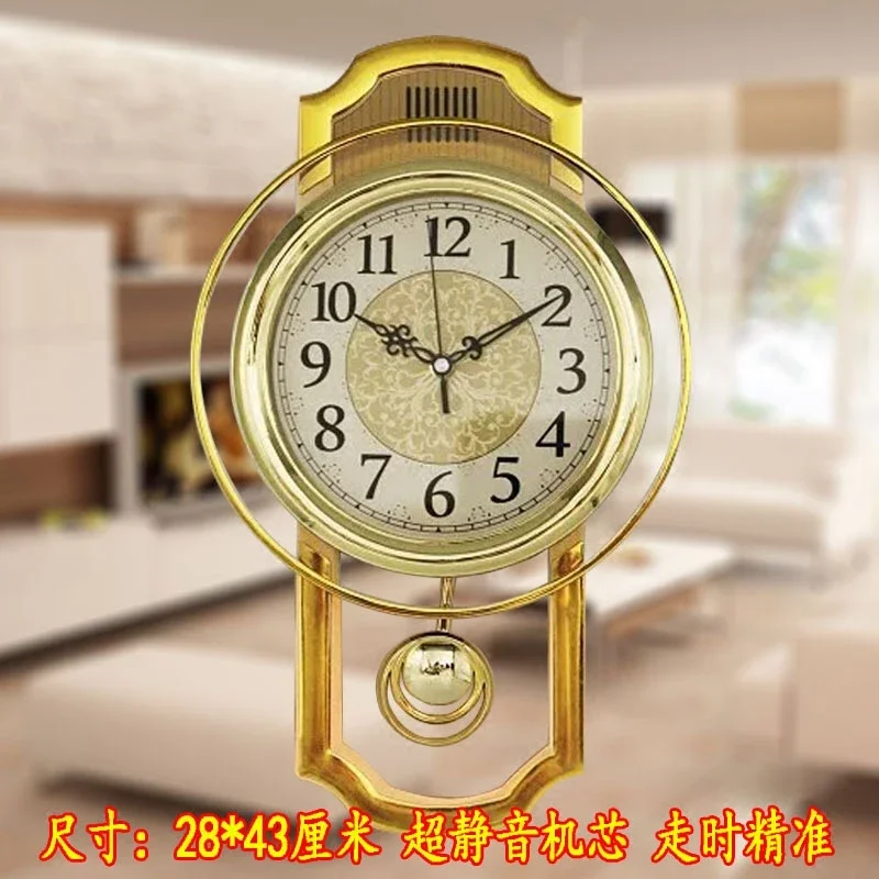 خمر كبير سوينغ ساعة حائط البندول ساعة الحائط ديكور المطبخ غرفة المعيشة الديكور رث شيك Horloge Murale الكوارتز SC156 #5