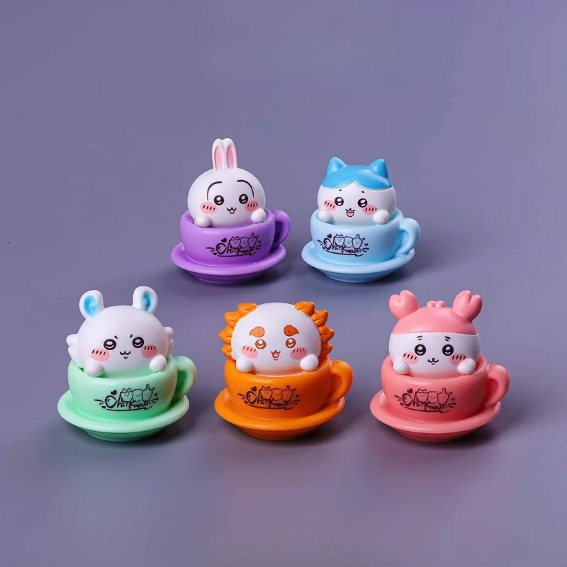 Miniature Landscape Creative Cartoon Cute Figurine Decorative Accessories for Tabletop Hachiware Usagi Mini Small Ornaments
