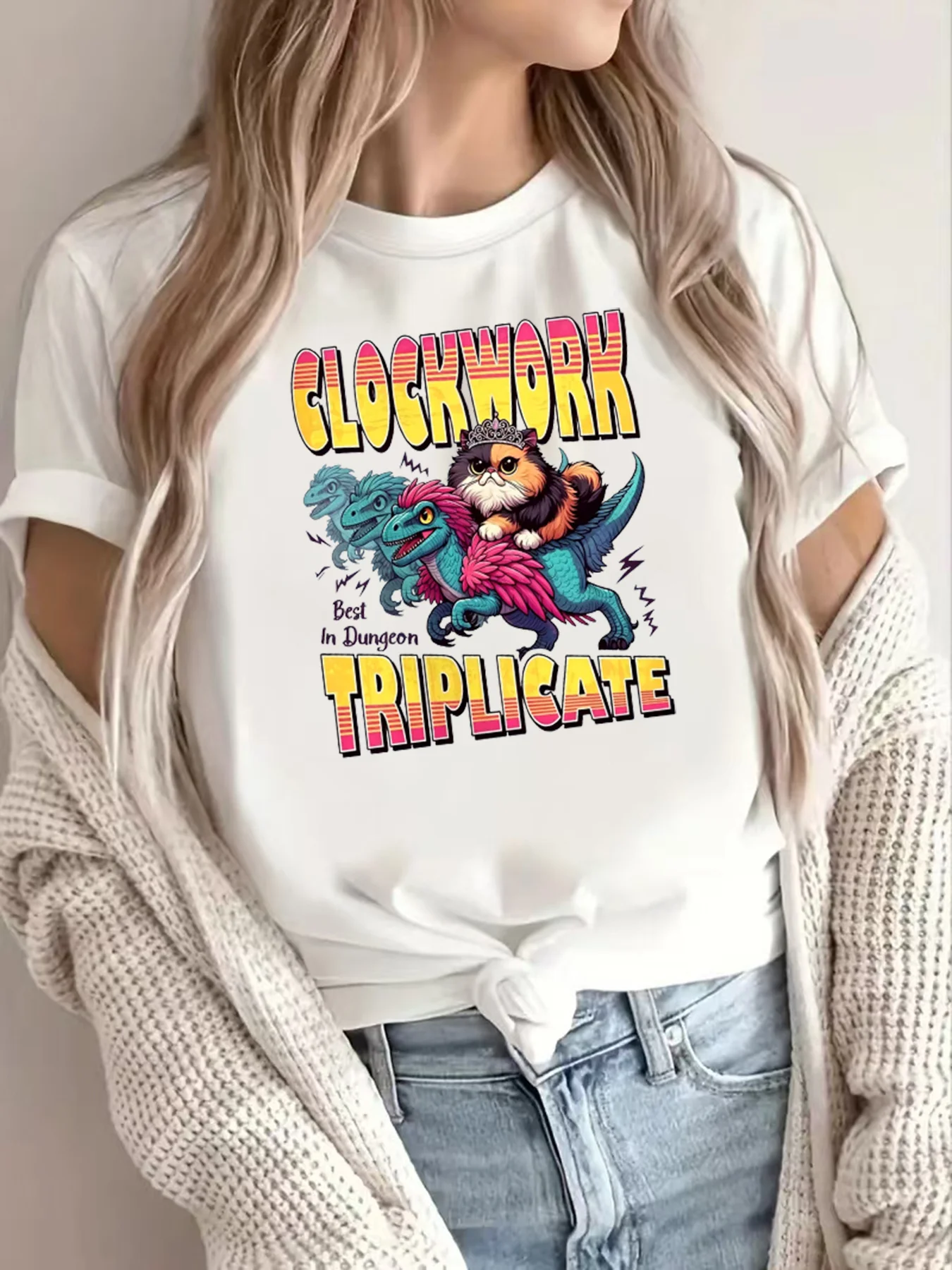 T-Shirt with A Print From The Super Popular Litrpg Novel 