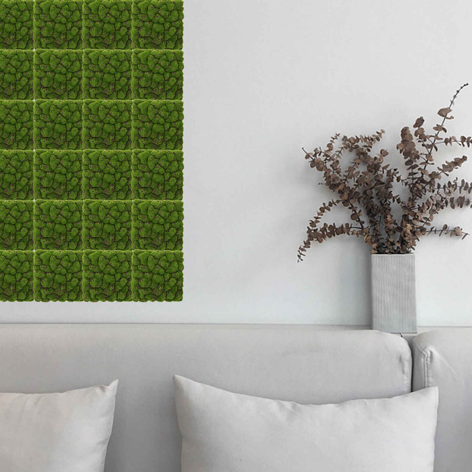 

High Simulation Artificial Moss Panel Diy Wall Decoration Fake Moss Decor Indoor Landscape Background Wall Ornament Faux Turf