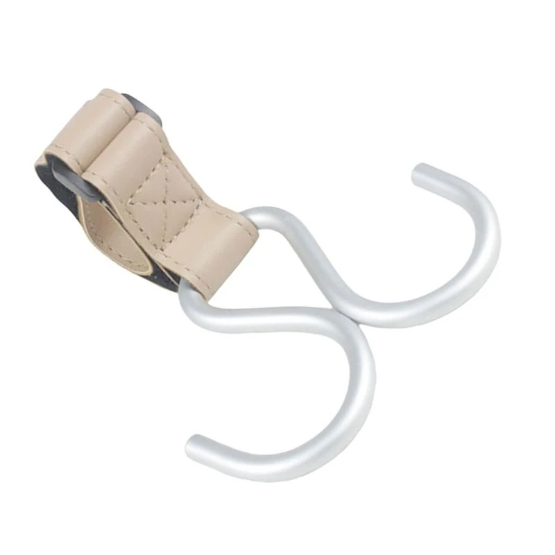 

J15U Convenient Strollers Bag Hook Simple Pushchair Cart Handlebar Mount Organiser Hanger for Outings and Shopping Trip