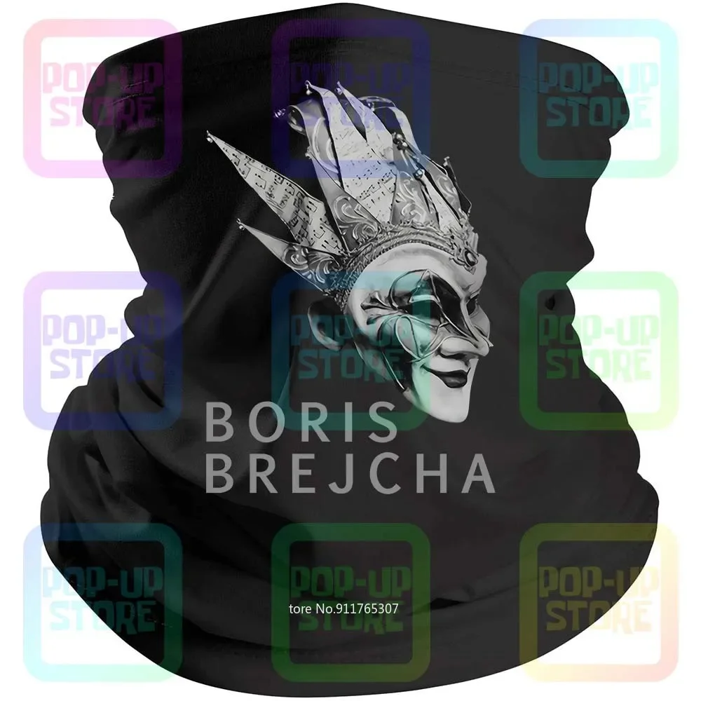 Boris Brejcha Mask Dj High-Tech Minimal Techno Music & Women A55 Black Bandana Balaclava Scarf Neck Gaiter Mouth Cover