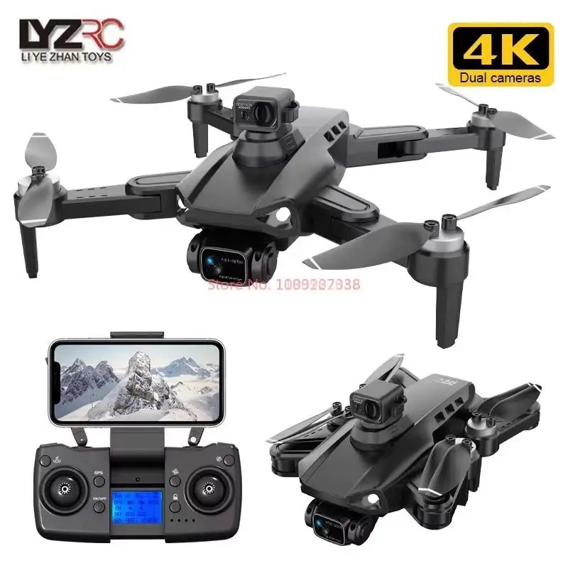 L900 Pro SE MAX GPS 드론 4K 전문가용 듀얼 HD 카메라 5G WIFI 360 °   장애물 회피 브러시리스 모터 RC FPV 쿼드콥터 드론