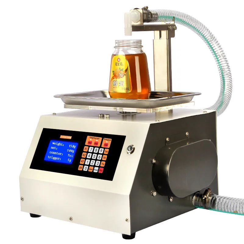 

Honey filling machine Autumn pear paste tahini paste sticky liquid glue automatic quantitative packing machine
