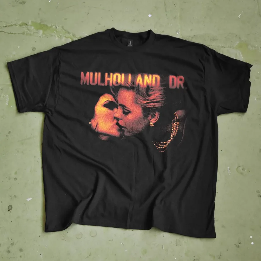 Mulholland Drive T-Shirt Four season popular unisex cotton T-shirt