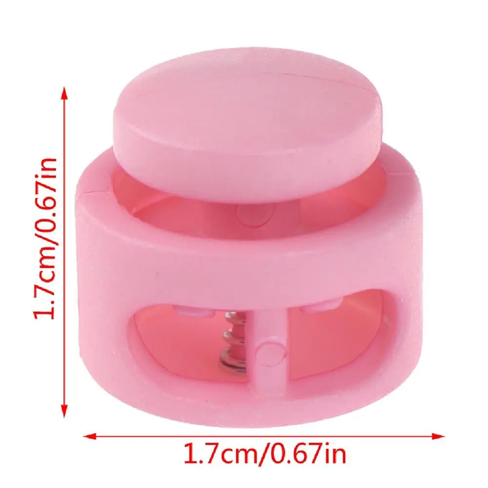 10Pcs Paracord Lanyard Spring Cord Lock Stopper Backpack Sportswear Shoelace Bag Parts Accessories Rope Clamp Plastic