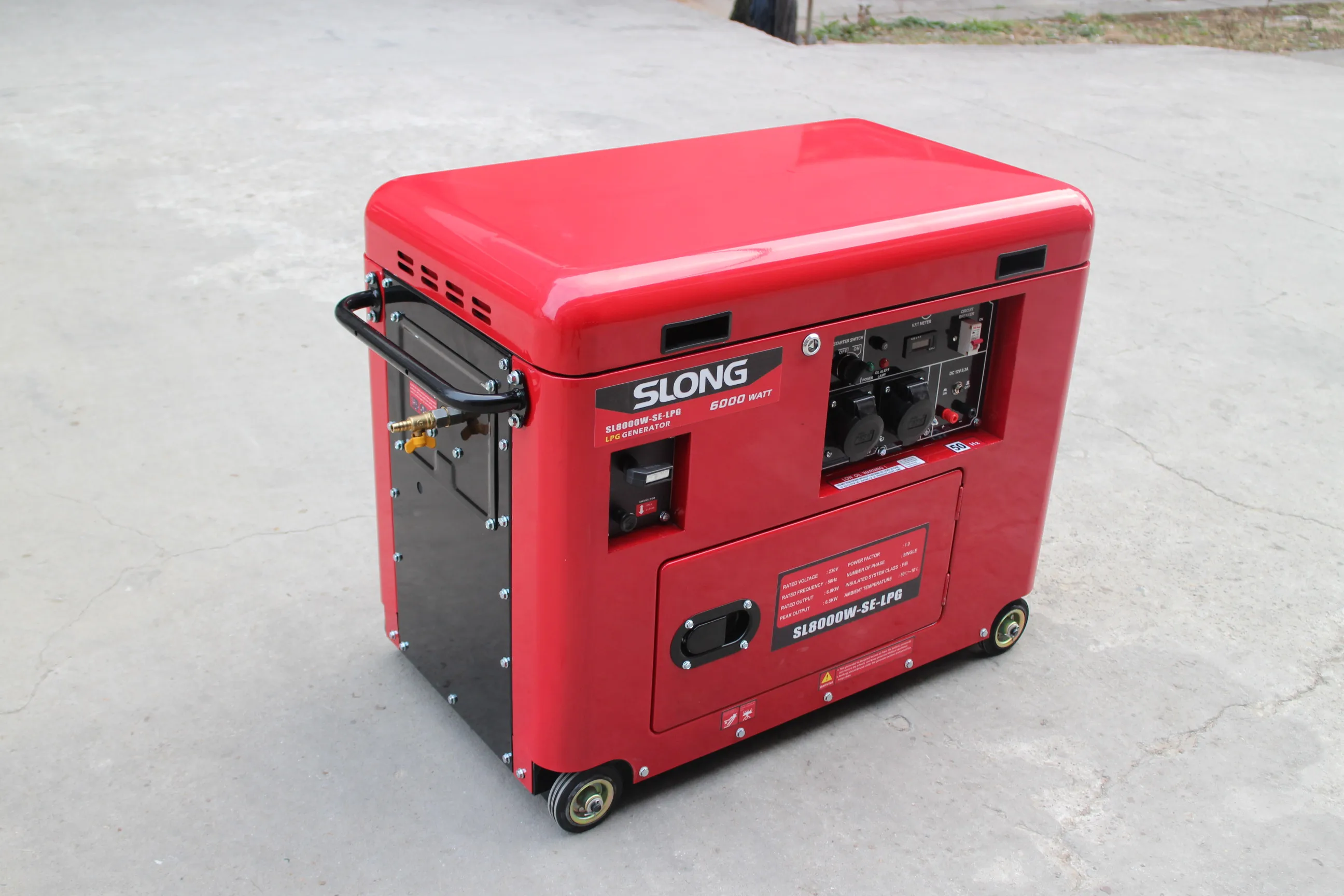 Slong SL8000W-SE-LPG 5kw 6kw 7kw 8kw silent LPG generator propane natural  only  generator