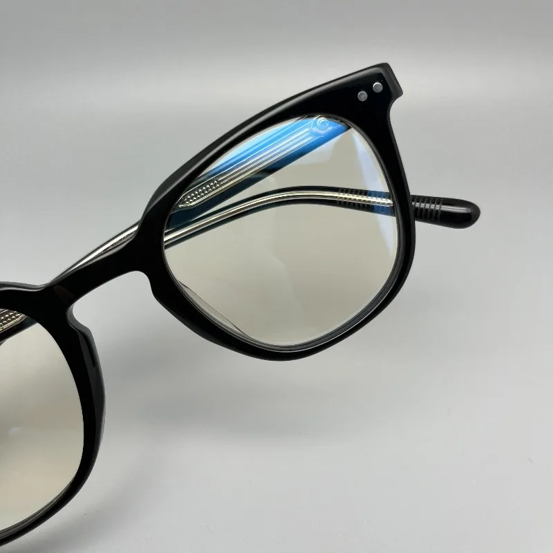

Original Vintage Korea Gm Acetate Optical Eye Glasses Frame for Men Black Frame Big Frame Plain Can Add Prescription Lens